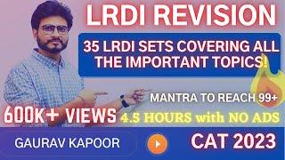 LRDI - COMPLETE REVISION FOR CAT 2024 | 4.5 hour video without ads ️‍️‍️‍