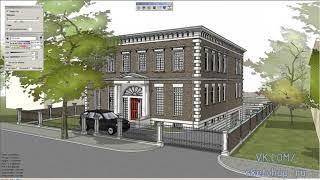 SketchUp    Стерео изображение из SketchUp модели