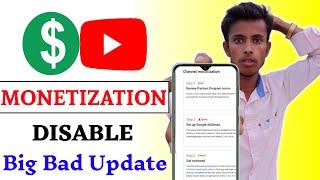 { Monetization Disabled } Big Change in YPP Monetization Policy For Family And Kids Category Channel