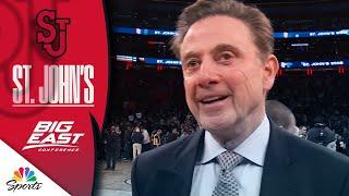 Rick Pitino, RJ Luis break down St. John's at Big East Tournament | Big East Basketball on NBC