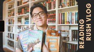 i read, hauled, and annotated some books | reading rush vlog