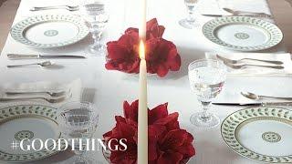 Good Things: How to Set a Formal Dinner Table - Martha Stewart