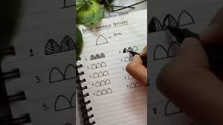 Basic Mandala patterns #basics #mandalabasics #mandalapatterns #patterns #mandala #beginner #easy