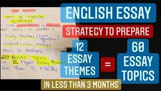 CSS ENGLISH ESSAY PREPARATION STRATEGY | HOW TO PREPARE 60  topics in less than 3 months CSS 2022