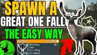 HOW to SPAWN a GREAT ONE FALLOW DEER Easy!!! (Heard Management) - Call of the Wild