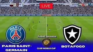 PSG vs Botafogo FC - FIFA Club World Cup 2025 USA | Full Match All Goals | Pes PC Simulation