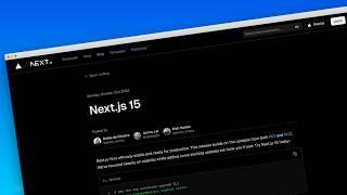 NEXT JS 15 - ЧТО ПРЕЗЕНТОВАЛИ? ПОЛНЫЙ ОБЗОР