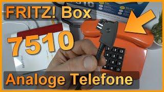 AVM FRITZ! Box 7510: Analoge Schnur-Telefone einrichten