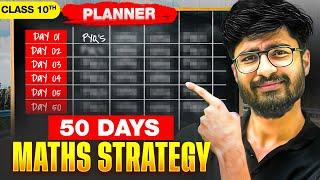 Score 95+ in MATHS || 50 DAYS STRATEGY️|| Class 10th