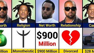 Comparison: Jay z vs Diddy vs Kanye West