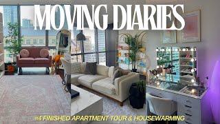 FINISHED NEW APARTMENT TOUR | how I decorated and furnished our new london home! MOVING DIARIES EP.4