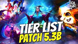 MELHORES CAMPEÕES PARA SUBIR DE ELO NO MID | TIER LIST PATCH 5.3B | LOL WILD RIFT