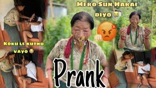 Koku fire hunu vayo  || koku lai prank gareko  || prank garda yesto vayo @BIBEKRAIVLOGS