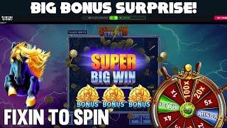 BIG BONUS SURPRISE! **NEW** Raging Riches  Stallion Strike on Chumba Casino