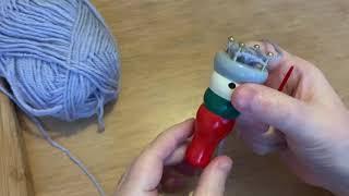 How to use a Knitting Dolly