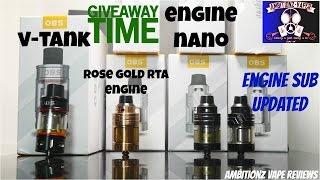 OBS Engine Sub Tank {Nano RTA} {V-Tank} [Updated Version] Review/Build/Giveaway(closed)