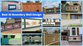 Modern Boundary Wall Design || Beautiful Compound wall Ideas || Front Boundary wall design for home