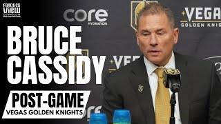 Bruce Cassidy Breaks Down Vegas Golden Knights Win vs. Vancouver, Impressions of Vancouver Canucks