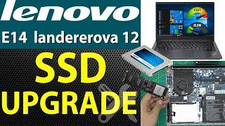 How to Upgrade Storage (SSD/HDD) on Lenovo Thinkpad E14 Landererova 12 Laptop - Step-by-Step