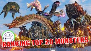 Top 20 Biggest Monster from Monster Hunter FULL SERIES  [GEN 1 to GEN 5] [3D Animation]