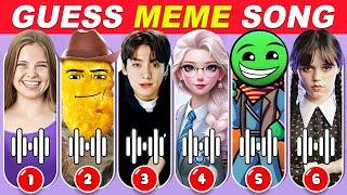 Guess The Meme & Youtuber By Song| Lay Lay, King Ferran, JungKook, Salish Matter, Elsa, Gegagedigago