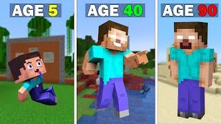 Surviving 99 Years As Herobrine In Minecraft!