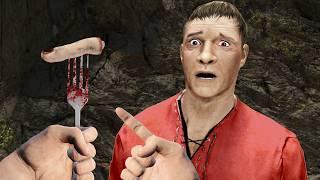 Tricking AI NPCs to Let Me Eat Them in Skyrim VR...
