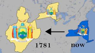States of the US at their Greatest Extent