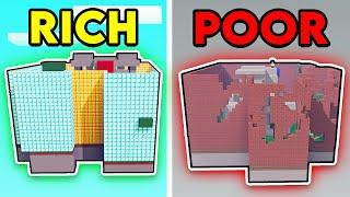 RICH Base vs POOR Base.. (Roblox Bedwars)