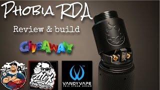 Phobia RDA by Alex From VapersMD & Vandy Vape Review/Build/Giveaway