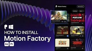 How to Install Motion Factory Plugin FREE 2024 | After Effects & Premiere Pro Tutorial on windows