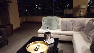 denny suite room tour - pan pacific seattle hotel