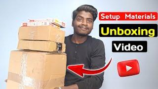 My New Setup Room Materials Unboxing Video 2023 || kannada tech edits