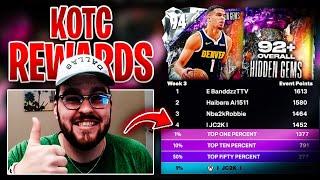 OPENING MY *FREE* HIDDEN GEM DIAMOND FOR TOP 1% IN KING OF THE COURT!! NBA 2K25 MyTEAM