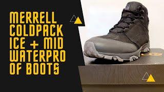 Merrell Coldpack Ice + Mid Waterproof Boots Close Look