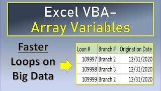 Excel VBA Read and Write Data to Arrays