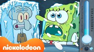 SpongeBob | Cuaca Paling EKSTREM di Bikini Bottom | Nickelodeon Bahasa