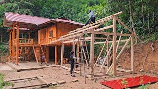 FULL VIDEO: 25 Days to Build a Wooden Kitchen, Assemble the Frame and Build the Complete House