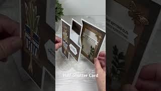 Plant Themed Half Shutter Card