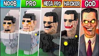 Skibidi Toilet LEGO: Building ALL Characters (Noob, Pro, HACKER) #649