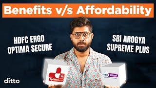 HDFC ERGO Optima Secure vs SBI Arogya Supreme Plus | Which is better? | Updated Review 2025 | Ditto