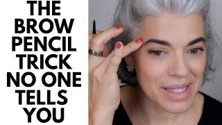 THE BROW PENCIL TRICK NO ONE TELLS YOU ABOUT | Nikol Johnson