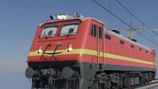 Say Hi to our WAP-4 Locomotive|The Amazing WAP4|rail toon|WAP4 start up|Indian Railways| Train toon