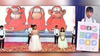 Skit on Mobile Addiction Bandar Show | CIS Sindhanur | Eurokids Sindhanur | Chanakya Utsav 2025