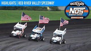 World of Outlaws NOS Energy Drink Sprint Cars | Red River Valley Speedway | Aug 24, 2024 | HIGHLIGHT