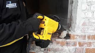 Тест сетевого отбойного молотка DeWALT D5872