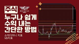 주식 누구나 쉽게 매매하는 방법! VD지표 쇼미더머니 지표 사용!