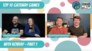 Top 10 Gateway games with @kovray  (Part 1)