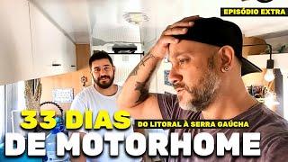 33 DIAS MORANDO NO RIO GRANDE DO SUL - Rotina no MOTORHOME EP. EXTRA