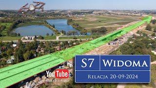 S7 Widoma nowa relacja z drona 20 wrzesień 2024